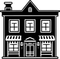 House - Minimalist and Flat Logo - Vector illustration