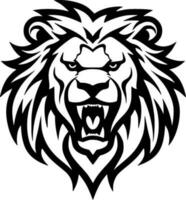 Lion - Minimalist and Flat Logo - Vector illustration