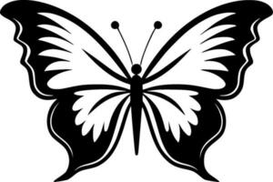 Butterfly, Minimalist and Simple Silhouette - Vector illustration