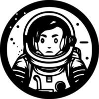 astronauta - alto calidad vector logo - vector ilustración ideal para camiseta gráfico