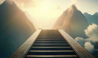 Climbing the Stairs of Success in the Business World a Bright Future Awaits photo