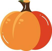 Hand Drawn thanksgiving pumpkin in flat style vector