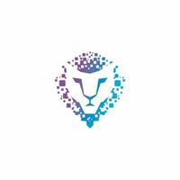 Editable Tiger Head illustration. Perfect for logos, social media, cyber networks, web and infographics. Change the line thickness in a vector editing program to suit your needs.