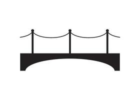 puente icono diseño ilustración vector