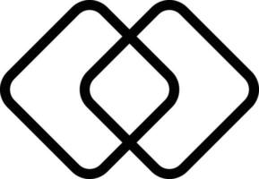 merge icon vector isolated on white background