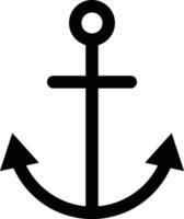 Anchor icon vector in trendy style isolated on white background