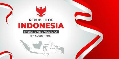 Indonesia independencia día, Indonesia libertad antecedentes, Indonesia bandera rojo blanco vector