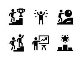 Simple Set of Success Vector Solid Icons