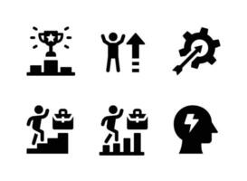 Simple Set of Success Vector Solid Icons