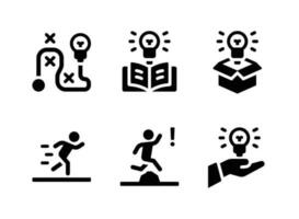 Simple Set of Success Vector Solid Icons