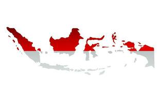 vector of indonesia map background