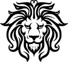 Lion, Minimalist and Simple Silhouette - Vector illustration