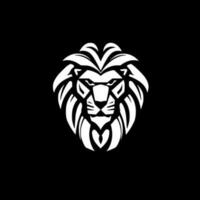 Lion - Minimalist and Flat Logo - Vector illustration