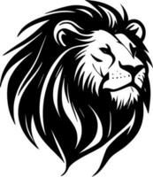 Lion, Minimalist and Simple Silhouette - Vector illustration