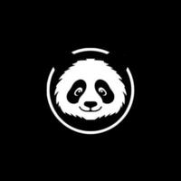 Panda, Black and White Vector illustration