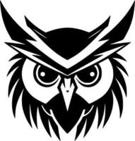 Owl - Minimalist and Flat Logo - Vector illustration