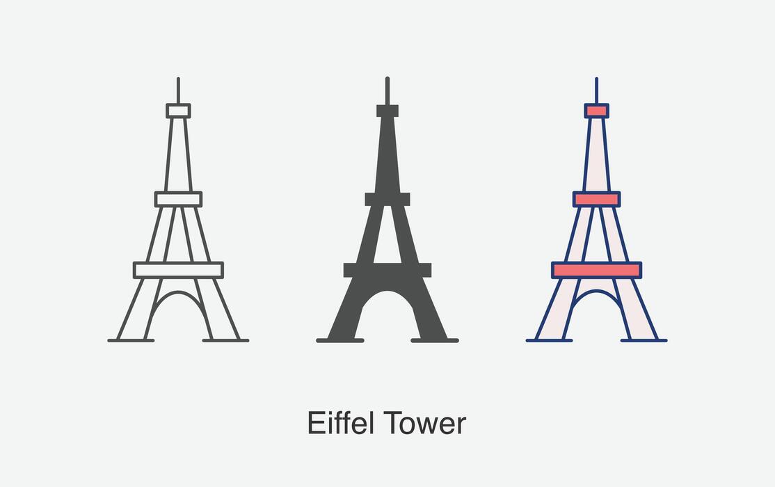 Eiffel Tower Pattern Vector Art, Icons, and Graphics for Free Download