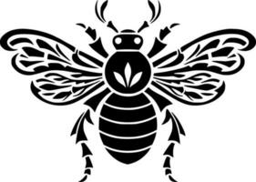 Bee - High Quality Vector Logo - Vector illustration ideal for T-shirt graphic