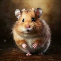 Cute little hamster photo