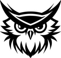 Owl - Minimalist and Flat Logo - Vector illustration