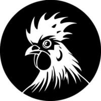 pollo - minimalista y plano logo - vector ilustración