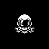 Astronaut - Minimalist and Flat Logo - Vector illustration