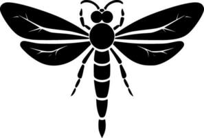 Dragonfly - Minimalist and Flat Logo - Vector illustration
