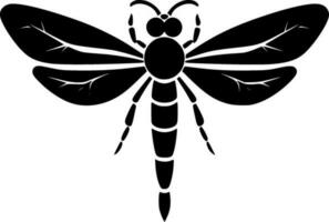 Dragonfly - Minimalist and Flat Logo - Vector illustration