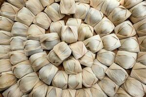 Wajit Cililin, Traditional Snack Made ffrom Sticky Rice with Palm Sugar, photo