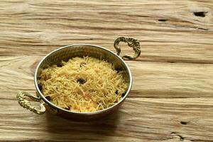 Indian Basmati Coloured Yellow Rice photo