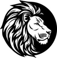 Lion - Minimalist and Flat Logo - Vector illustration