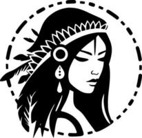 boho, negro y blanco vector ilustración