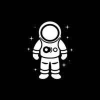 Astronaut, Minimalist and Simple Silhouette - Vector illustration