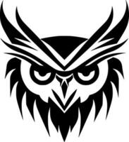 Owl - Minimalist and Flat Logo - Vector illustration