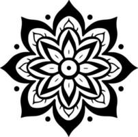 Mandala, Minimalist and Simple Silhouette - Vector illustration