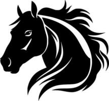 caballo, minimalista y sencillo silueta - vector ilustración