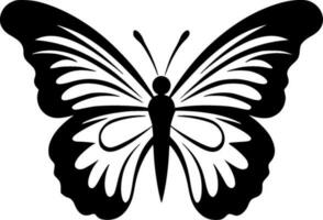 Butterfly, Minimalist and Simple Silhouette - Vector illustration