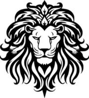 Lion, Minimalist and Simple Silhouette - Vector illustration