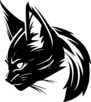 Wildcat, Minimalist and Simple Silhouette - Vector illustration