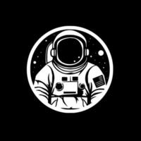 Astronaut - Minimalist and Flat Logo - Vector illustration