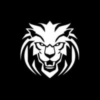 Lion, Minimalist and Simple Silhouette - Vector illustration