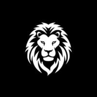 Lion, Black and White Vector illustration