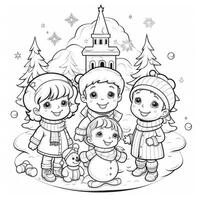 Christmas Coloring Pages photo