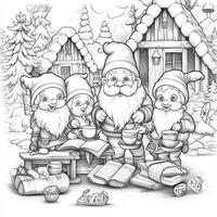 Christmas Coloring Pages photo