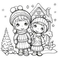 Christmas Coloring Pages photo