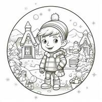 Christmas Coloring Pages photo