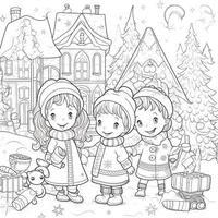 Christmas Coloring Pages photo