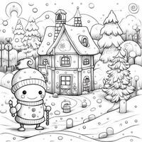 Christmas Coloring Pages photo