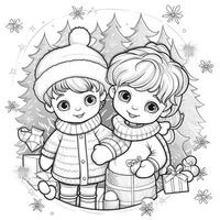 Christmas Coloring Pages photo