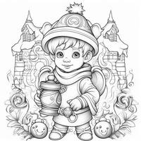 Christmas Coloring Pages photo